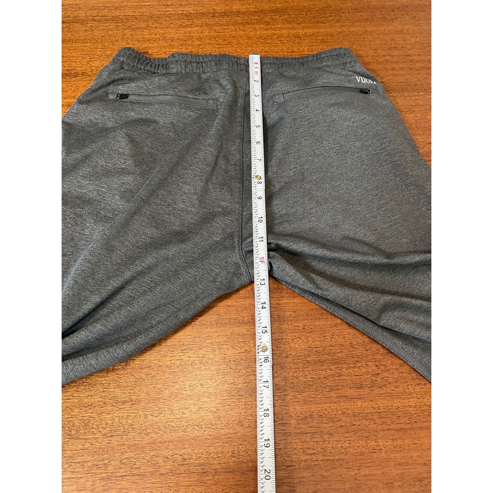 Vuori Sunday Performance Jogger V416 Mens Small Charcoal Heather Zip Gray‎ Pants - Picture 16 of 16